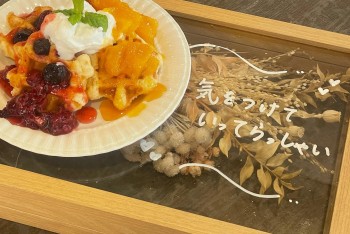 【Beringei cafe】メッセージプレート無料です♡サプライズに是非！